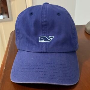 Vineyard Vines Navy Whale Embroidered Baseball Cap